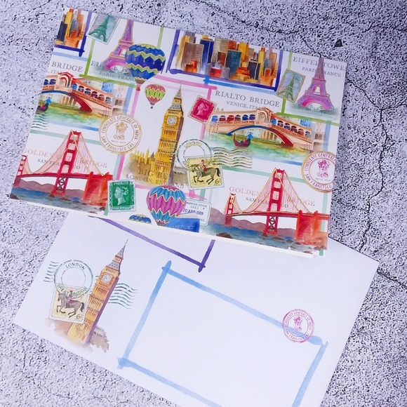 💙4/$35💙 6PC Travel Notecards with Envelopes - Picture 2 of 13